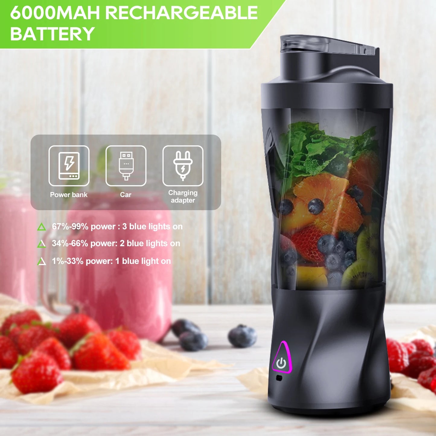 700ML USB Fresh Fruit Blender